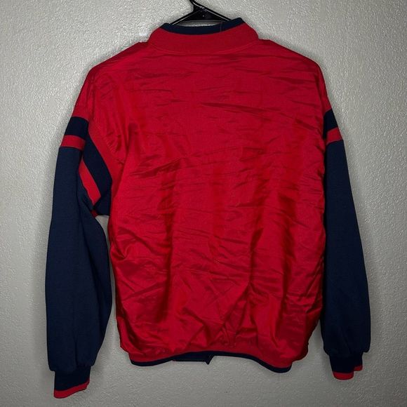 VTG Adidas Snap Bomber Jacket Size M - Picture 3 of 6